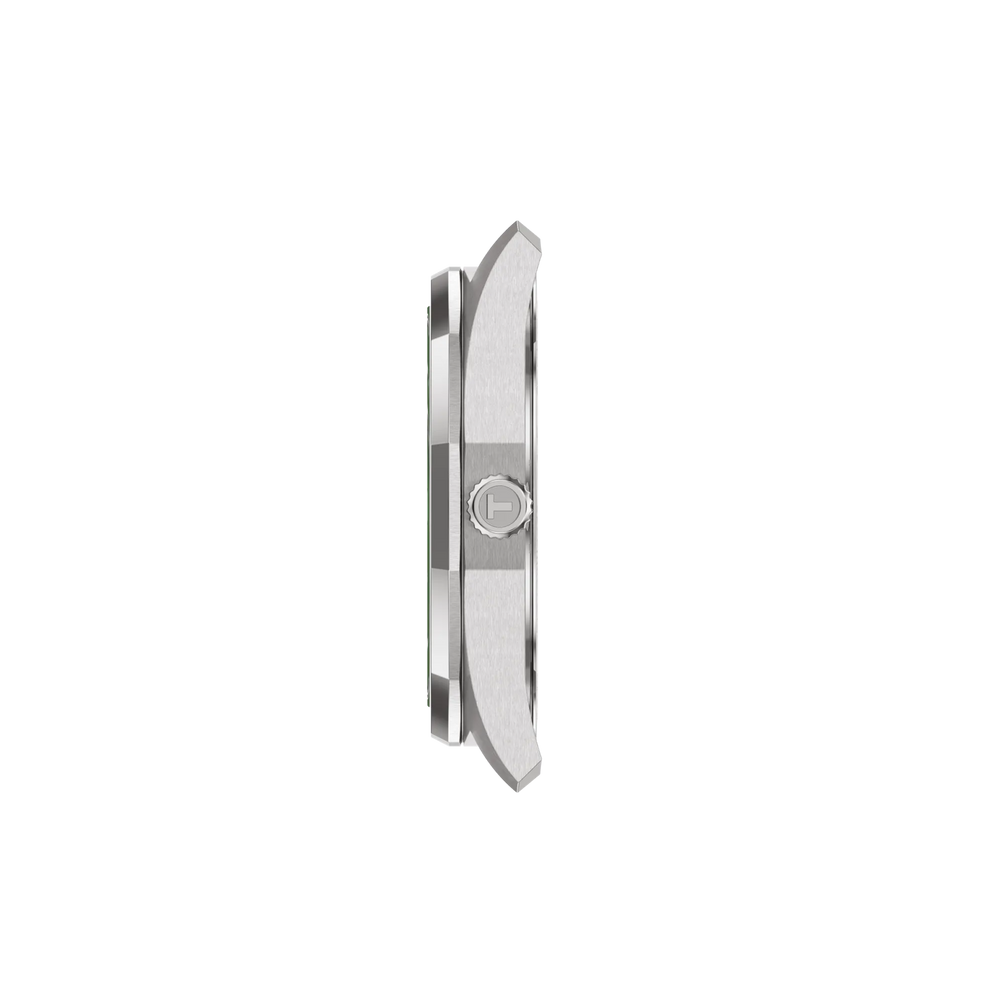 Profile view of the watch case Tissot PRC 100 Solar 39mm, reference T151.422.11.351.00