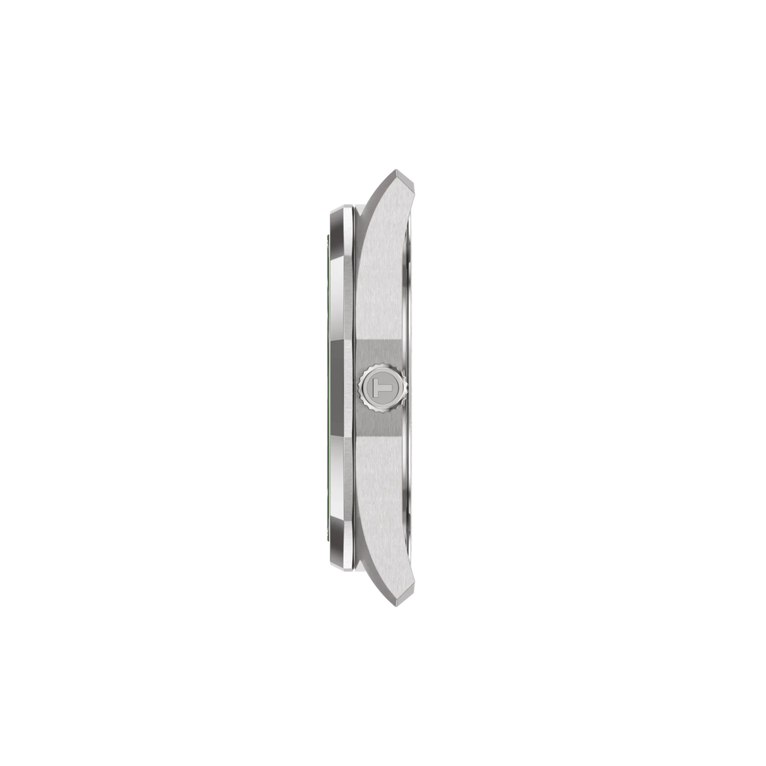 Profile view of the watch case Tissot PRC 100 Solar 39mm, reference T151.422.11.351.00