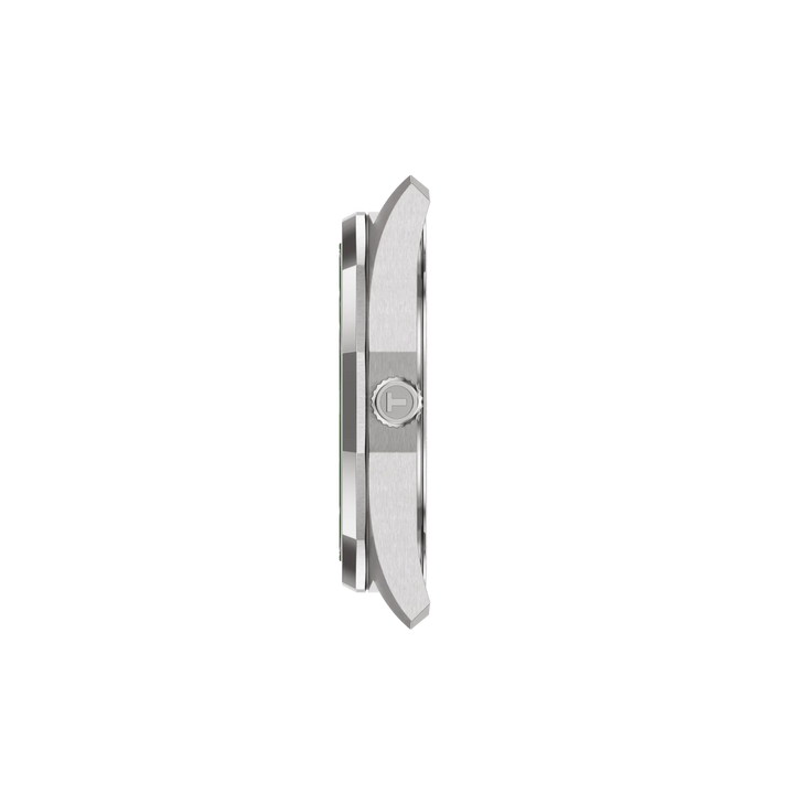 Profile view of the watch case Tissot PRC 100 Solar 39mm, reference T151.422.11.351.00