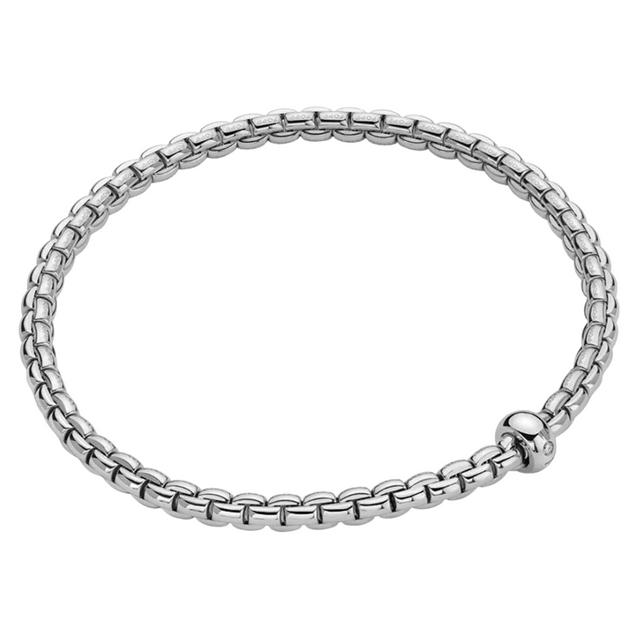 FOPE Eka Diamond Flex’it Bracelet in 18K White Gold