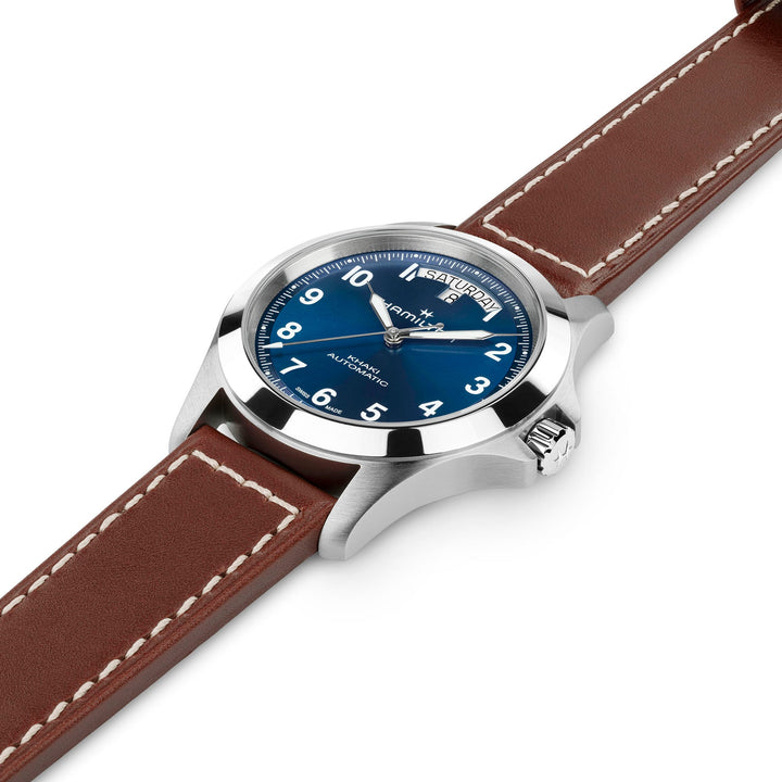 Hamilton Khaki Field King Day-Date 40mm H64475540 laid view