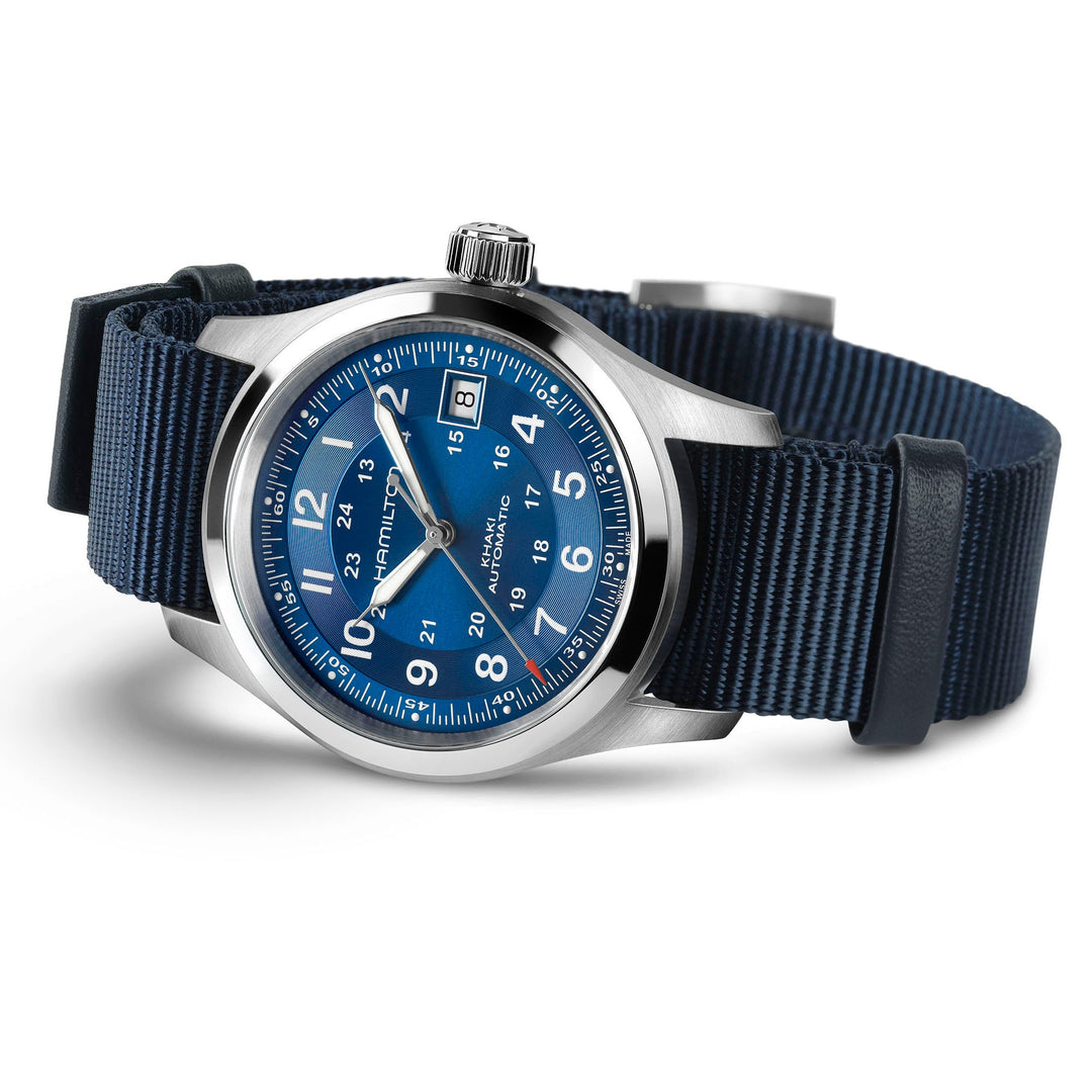Hamilton Khaki Field Auto 38mm H70455940 rolled view