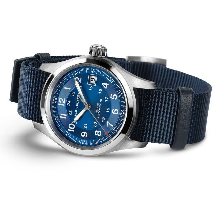 Hamilton Khaki Field Auto 38mm H70455940 rolled view