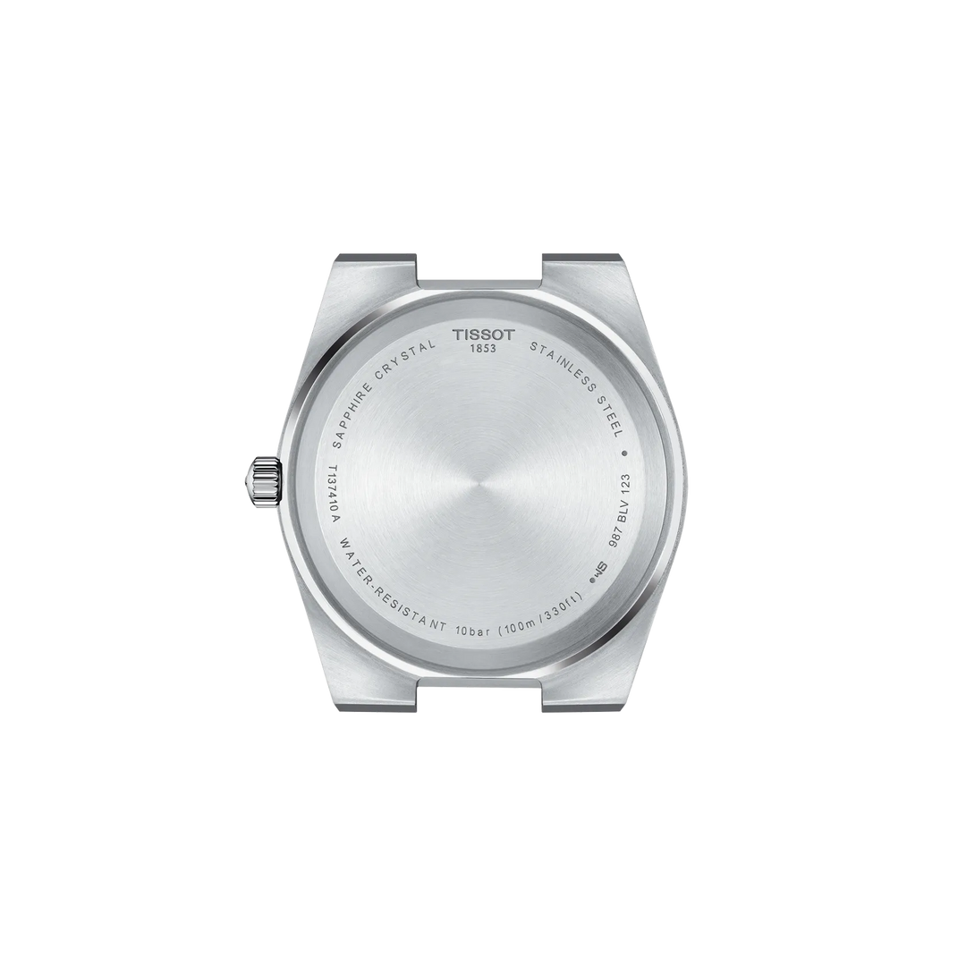 Back view of the watch case Tissot PRX 40mm, reference T137.410.16.041.00