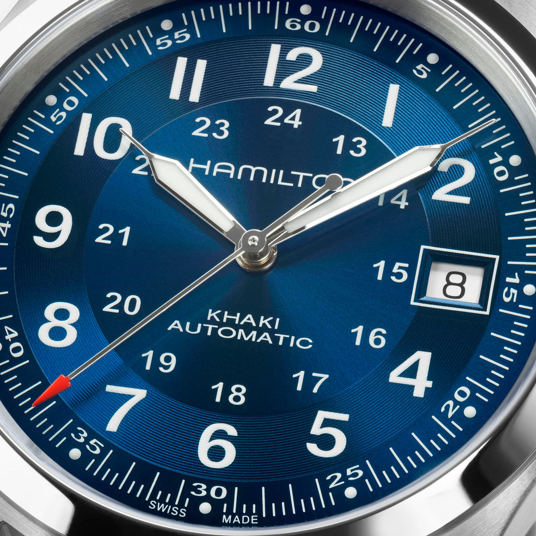 Hamilton Khaki Field Auto 38mm H70455940 detail view 3