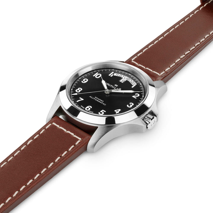 Hamilton Khaki Field King Day-Date 40mm H64475531 laid view