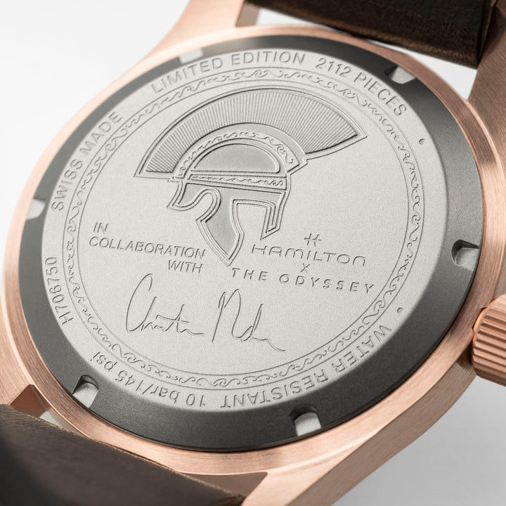 Hamilton Khaki Field Auto The Odyssey Limited Edition H70675530 detail view 4