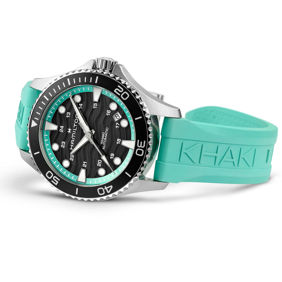 Hamilton Khaki Navy Scuba 40mm H82415331 rolled view