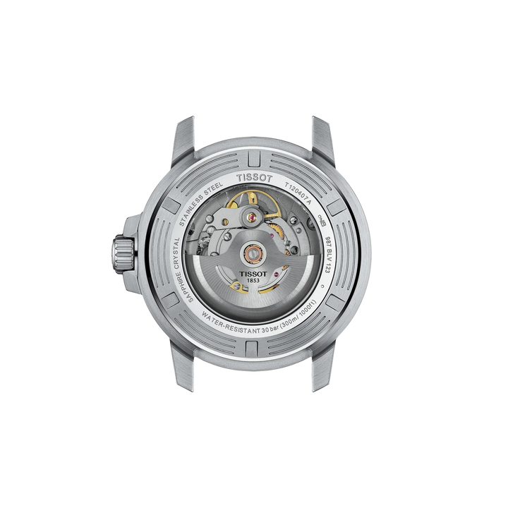 Back view of the watch case Tissot Seastar 1000 43mm, reference T120.407.11.051.00