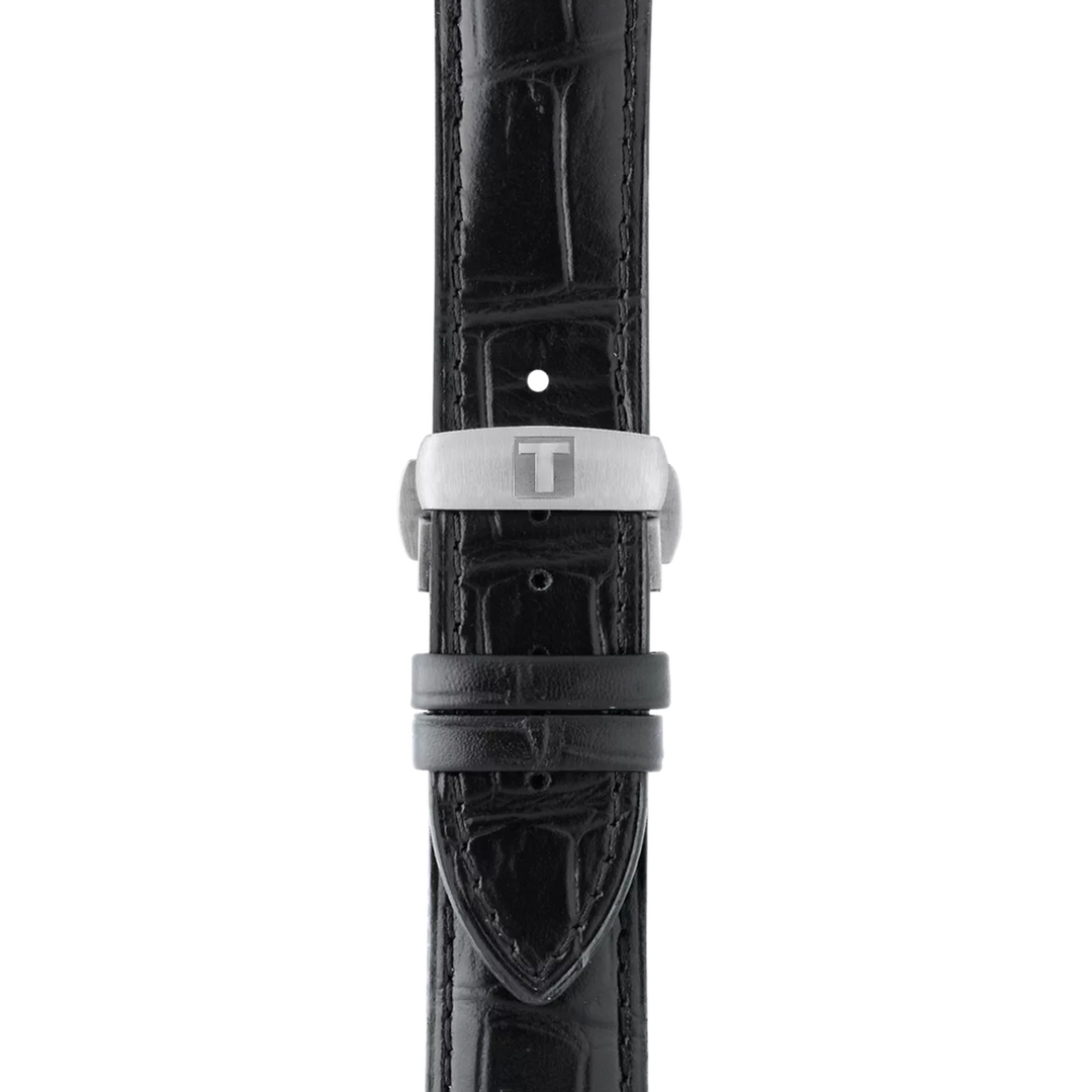 Strap zoom of the watch Tissot T-Complication Squelette 43mm, reference T070.405.16.411.00