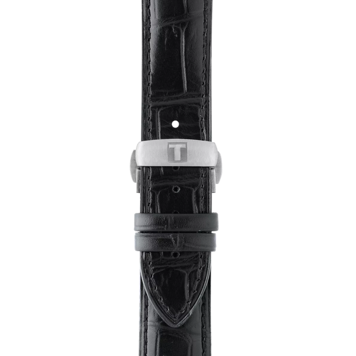 Strap zoom of the watch Tissot T-Complication Squelette 43mm, reference T070.405.16.411.00