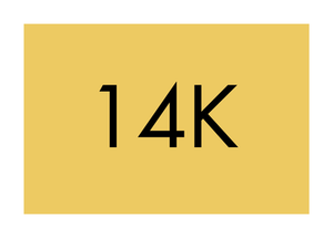 14K Yellow Gold