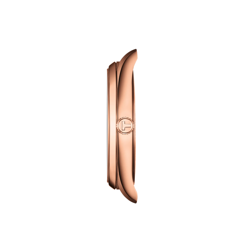 Profile view of the watch case Tissot PR 100 40mm, reference T150.410.33.051.00