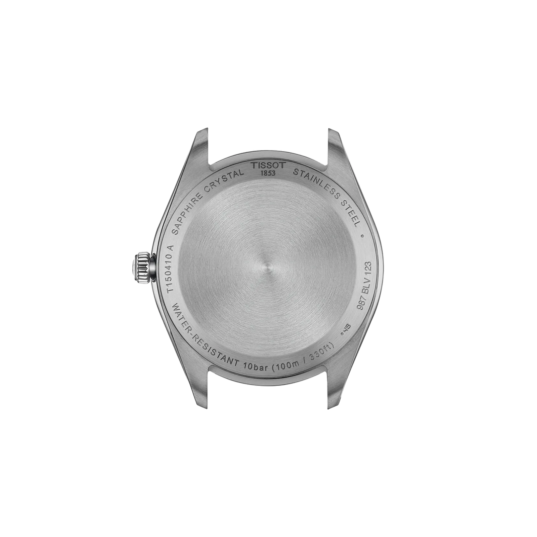 Back view of the watch case Tissot PR 100 40mm, reference T150.410.16.051.00