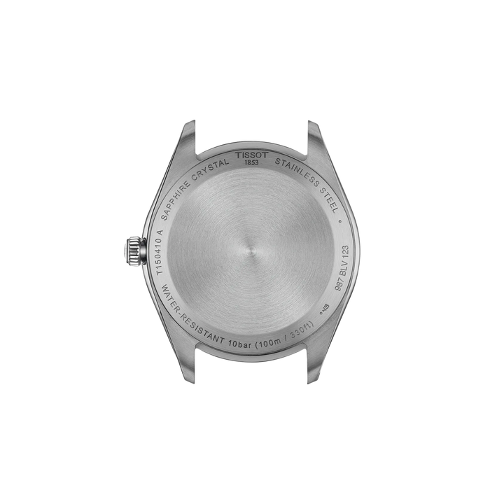 Back view of the watch case Tissot PR 100 40mm, reference T150.410.16.051.00