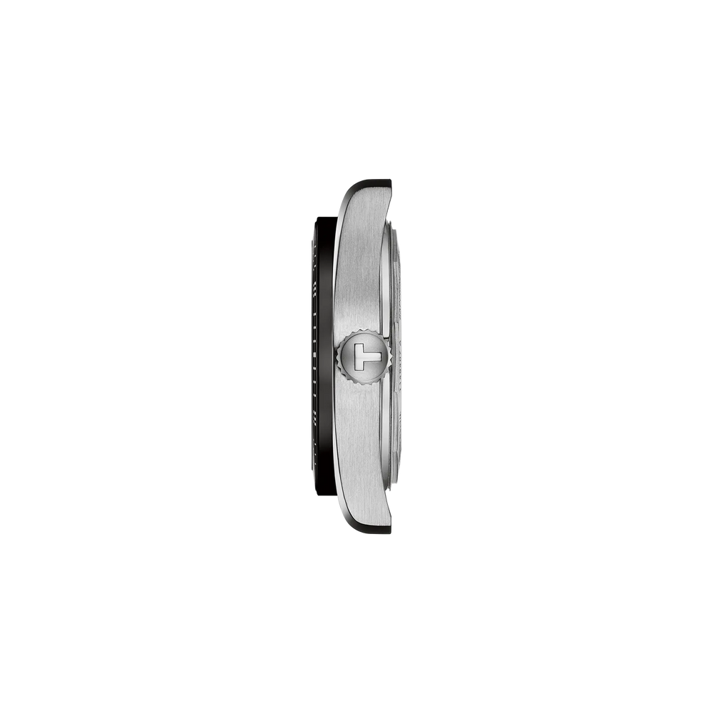 Profile view of the watch case Tissot PR516 38mm, reference T149.407.11.051.00