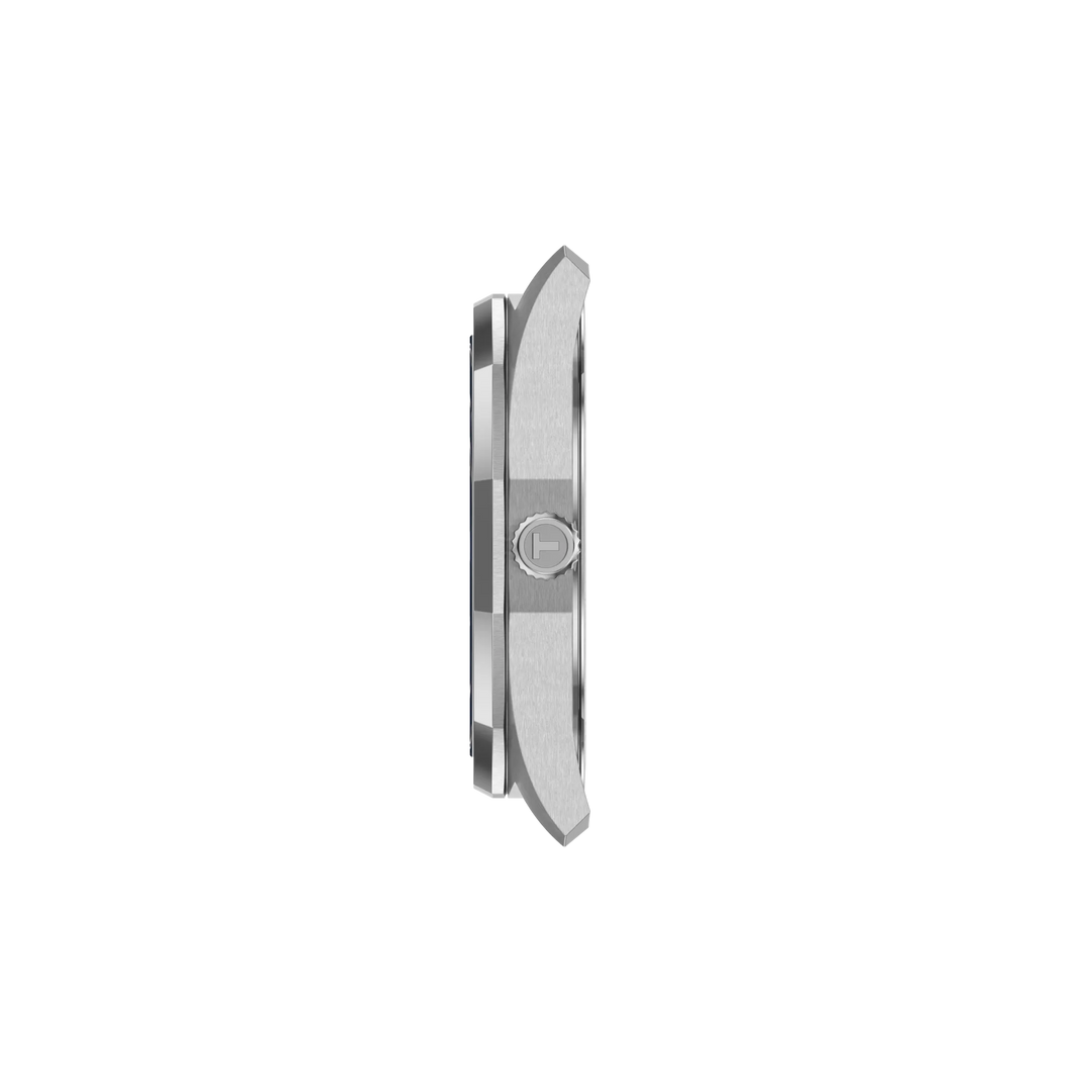 Profile view of the watch case Tissot PRC 100 Solar 39mm, reference T151.422.11.041.00