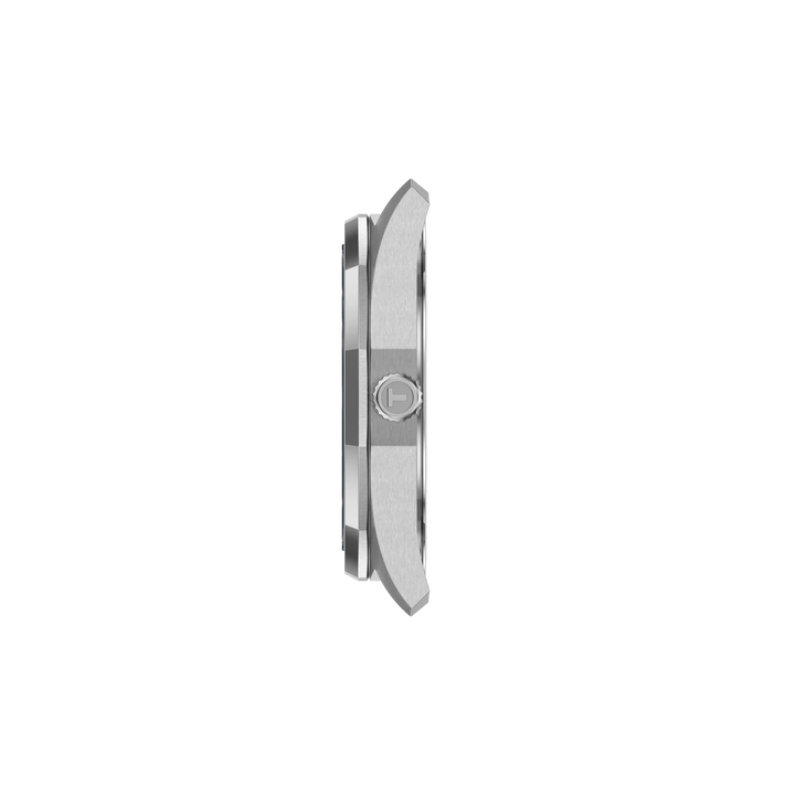 Profile view of the watch case Tissot PRC 100 Solar 39mm, reference T151.422.11.041.00