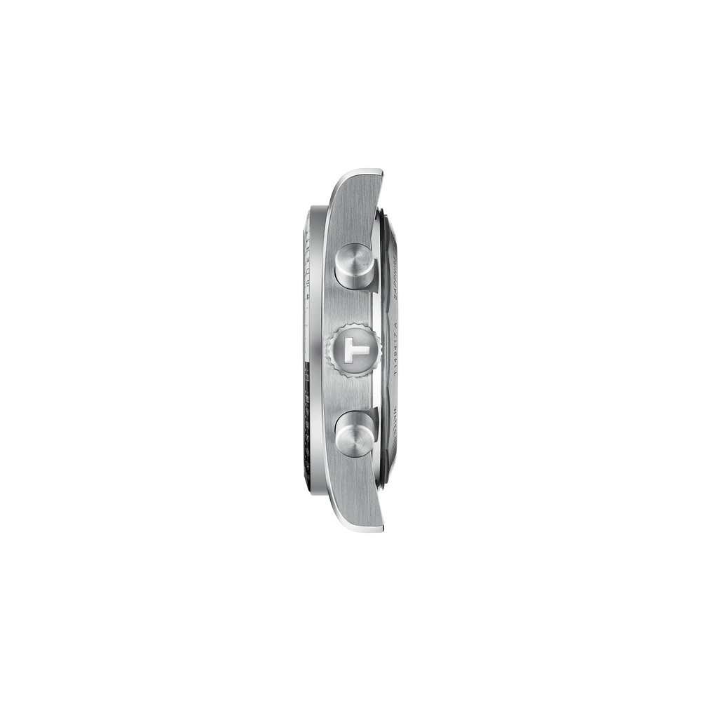 Profile view of the watch case Tissot PR516 40mm, reference T149.417.11.051.00