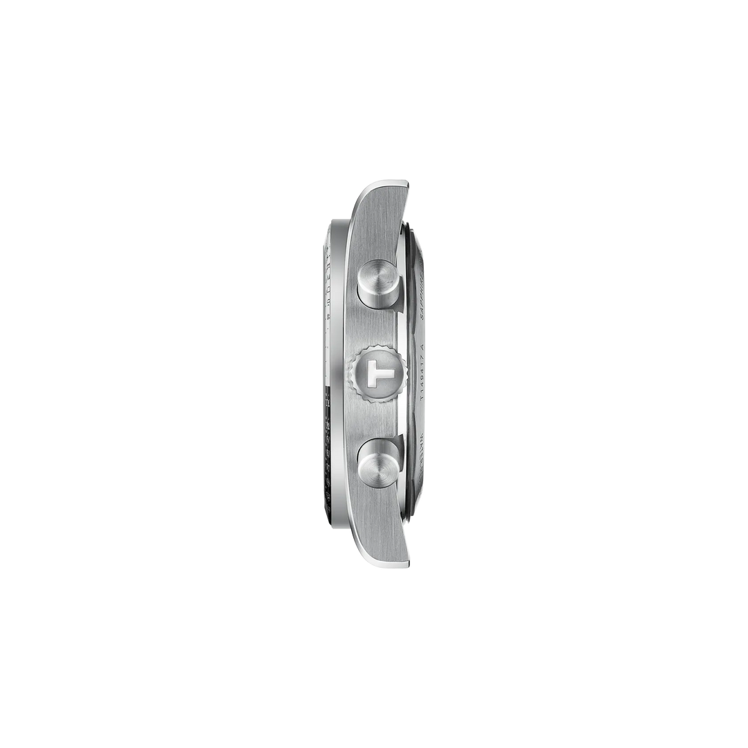 Profile view of the watch case Tissot PR516 40mm, reference T149.417.11.051.00