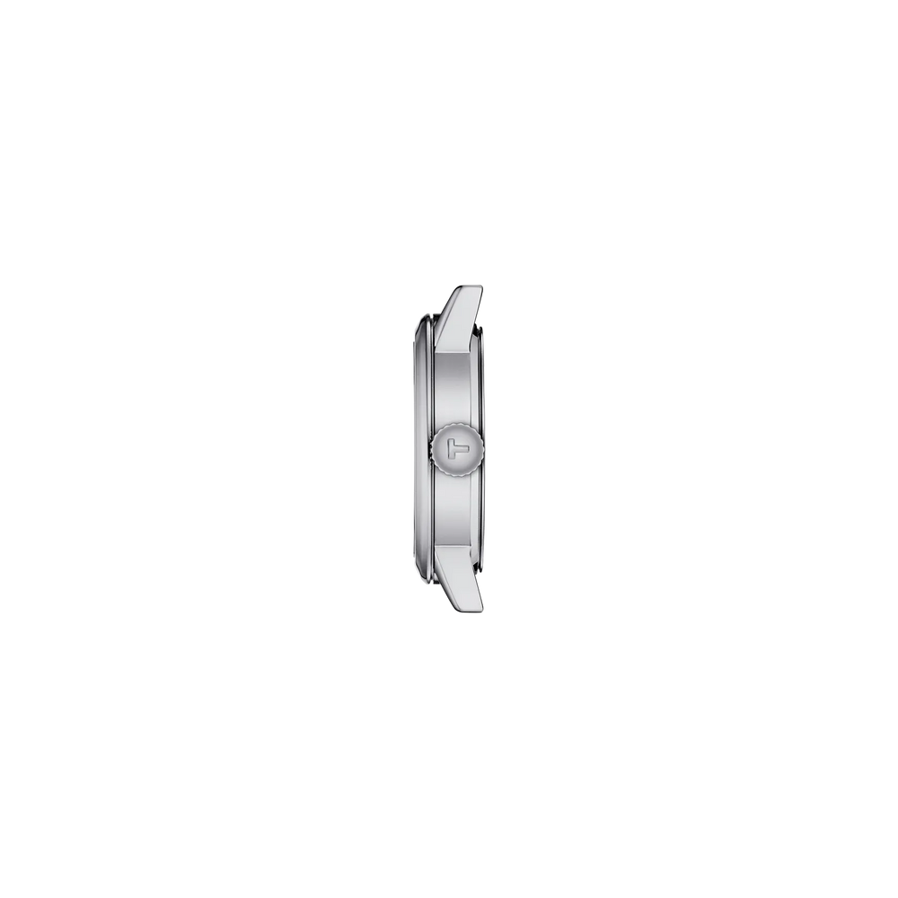 Profile view of the watch case Tissot Classic Dream 28mm, reference T129.210.11.031.00