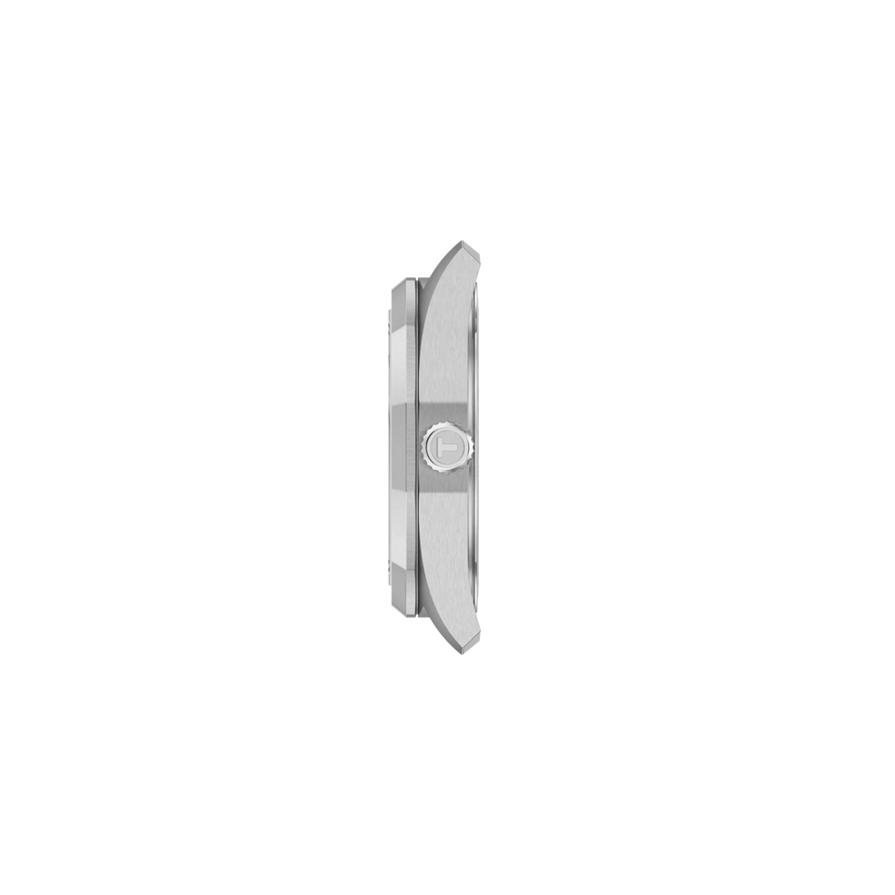 Profile view of the watch case Tissot PRC 100 Solar 34mm, reference T151.822.11.031.00