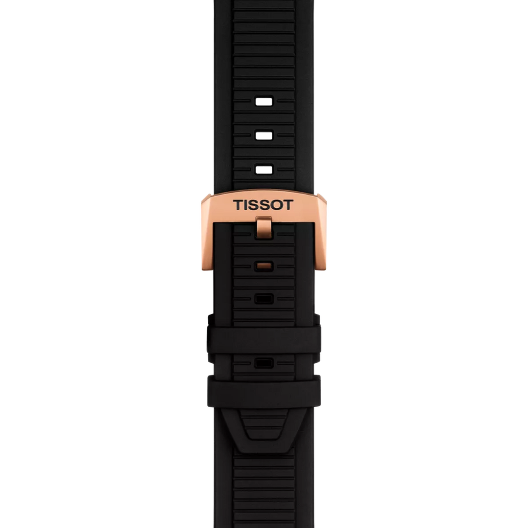 Strap zoom of the watch Tissot T-Race 45mm, reference T141.417.37.051.00