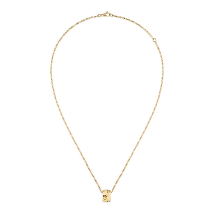 Gucci Icon 18K Yellow Gold Necklace Pendant YBB80436800100U