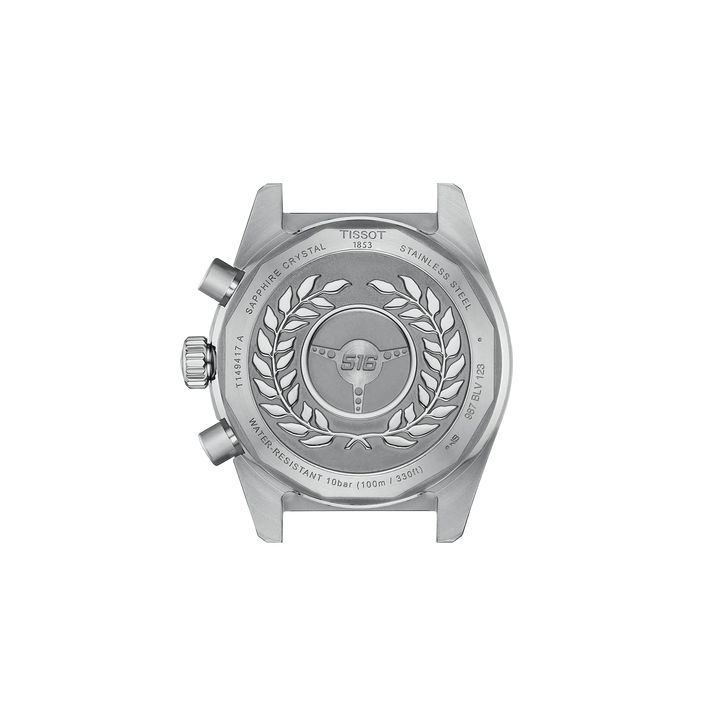 Back view of the watch case Tissot PR516 40mm, reference T149.417.22.051.01