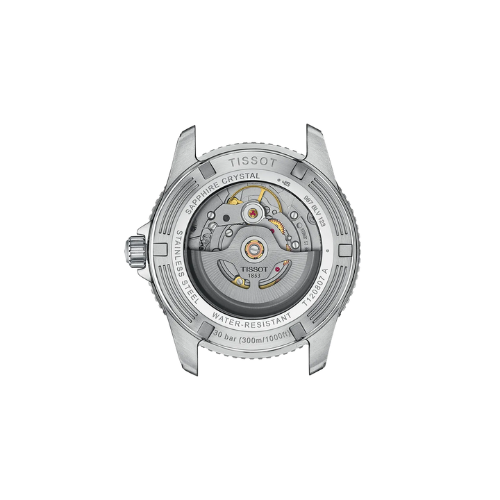 Back view of the watch case Tissot Seastar 1000 40mm, reference T120.807.11.051.00