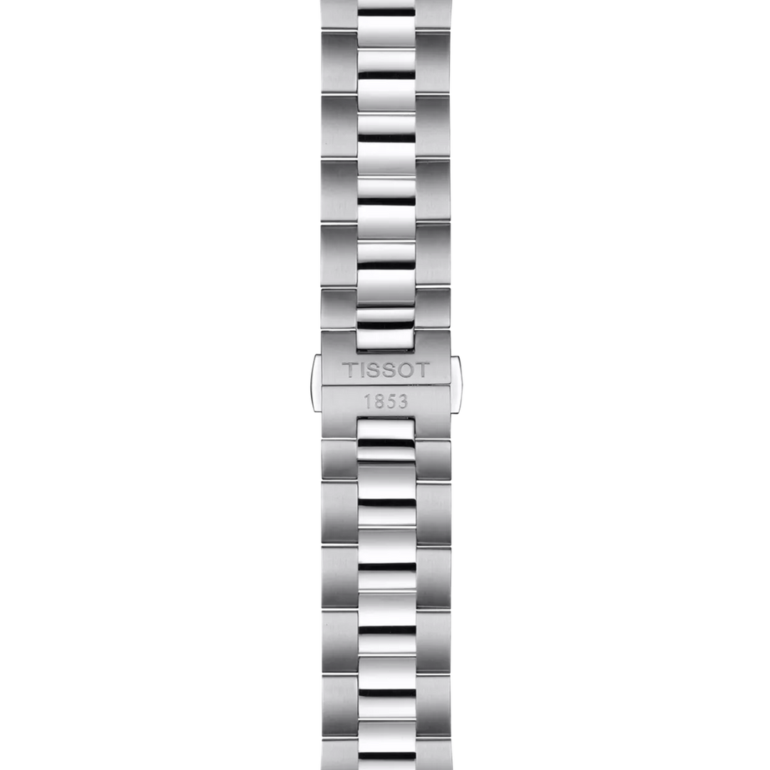 Strap zoom of the watch Tissot Gentleman 40mm, reference T127.407.11.051.00