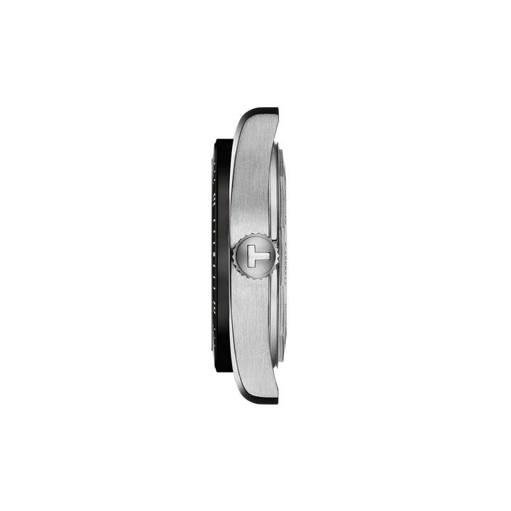Profile view of the watch case Tissot PR516 38mm, reference T149.407.11.041.00