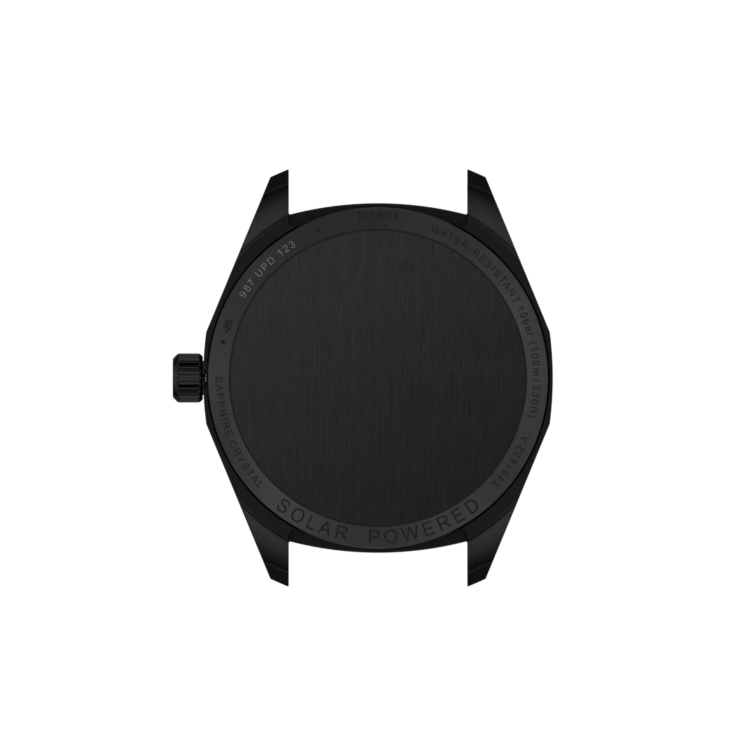 Back view of the watch case Tissot PRC 100 Solar 39mm, reference T151.422.33.051.00