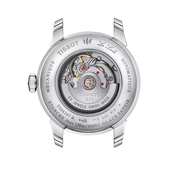 Back view of the watch case Tissot Le Locle 20th Anniversary 29mm, reference T006.207.11.036.01