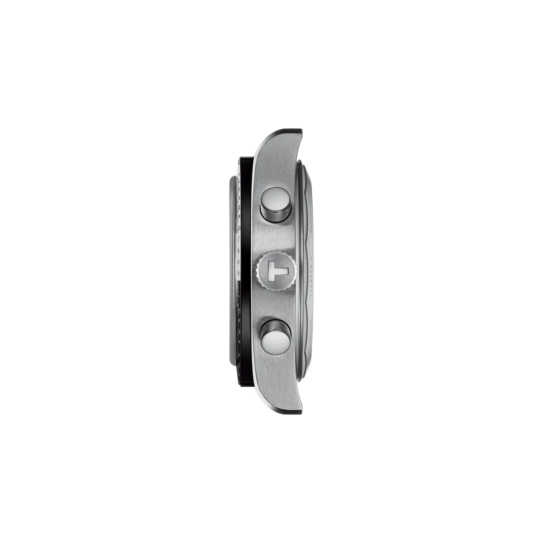 Profile view of the watch case Tissot PR516 41mm, reference T149.459.21.051.00