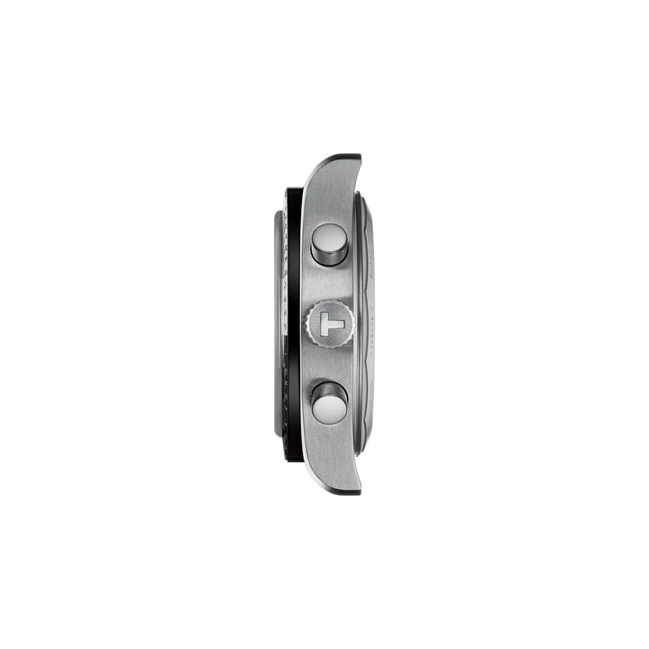 Profile view of the watch case Tissot PR516 41mm, reference T149.459.21.051.00