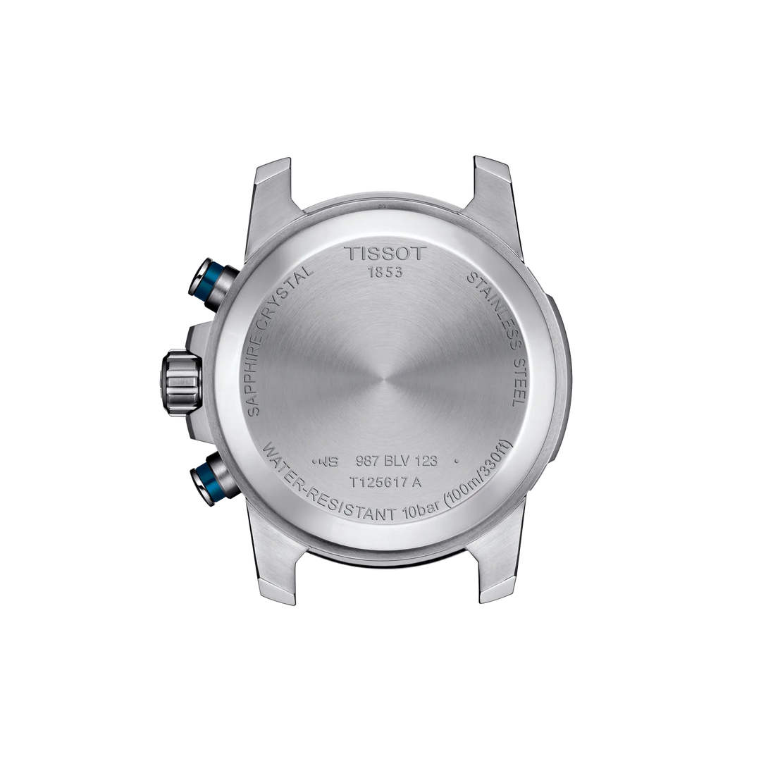Back view of the watch case Tissot Supersport Chrono 45.5mm, reference T125.617.11.041.00