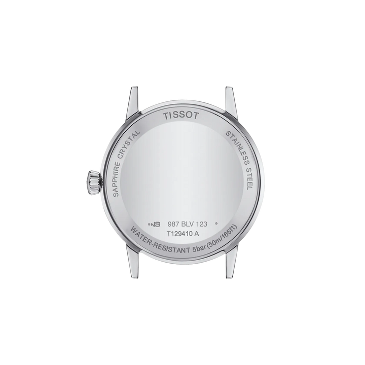 Back view of the watch case Tissot Classic Dream 42mm, reference T129.410.16.013.00