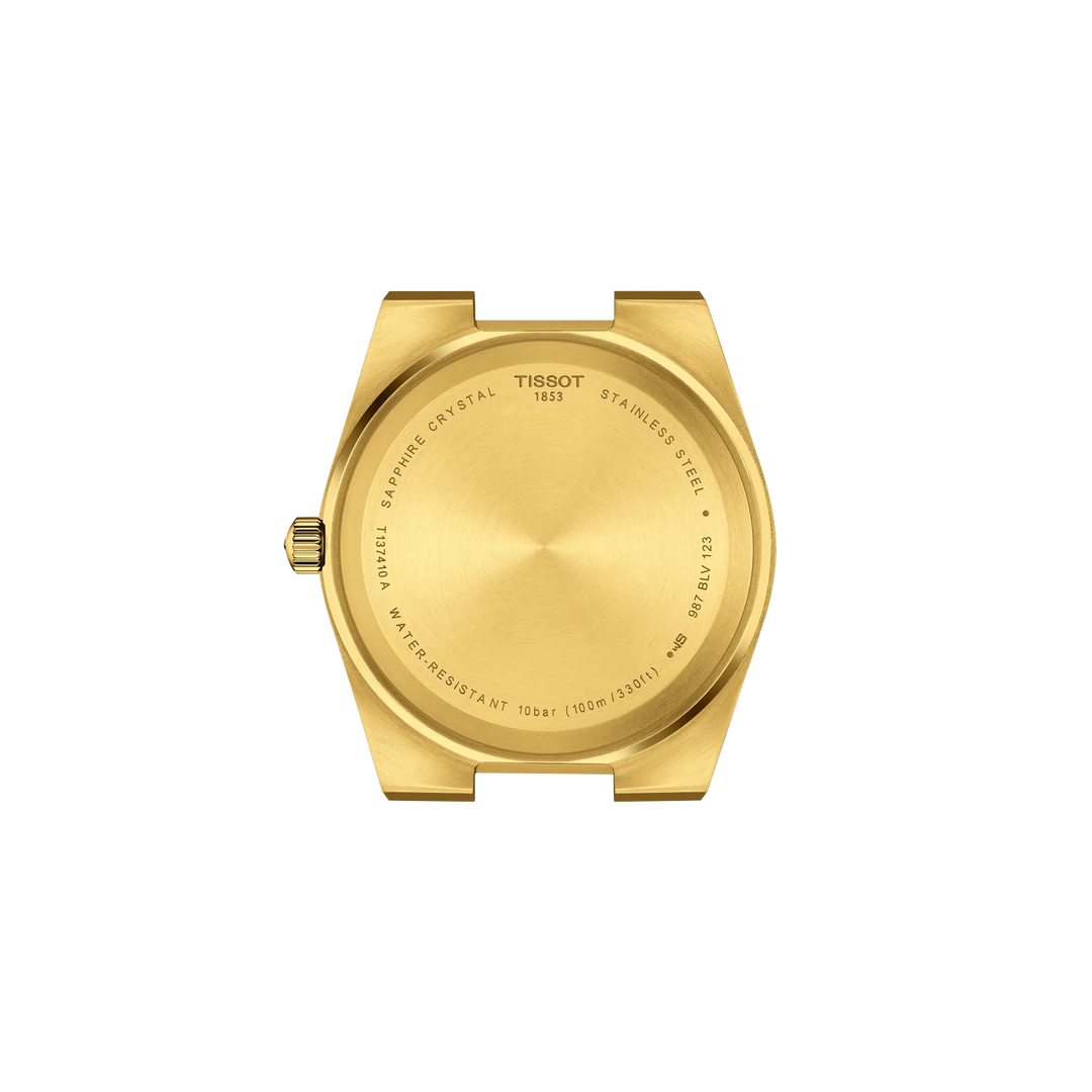 Back view of the watch case Tissot PRX 40mm, reference T137.410.33.021.00