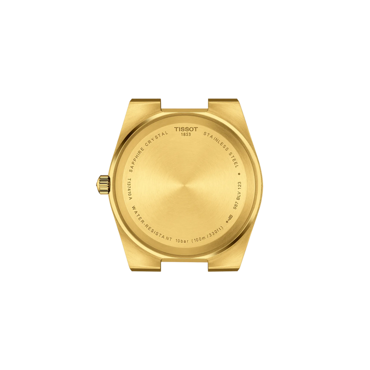 Back view of the watch case Tissot PRX 40mm, reference T137.410.33.021.00