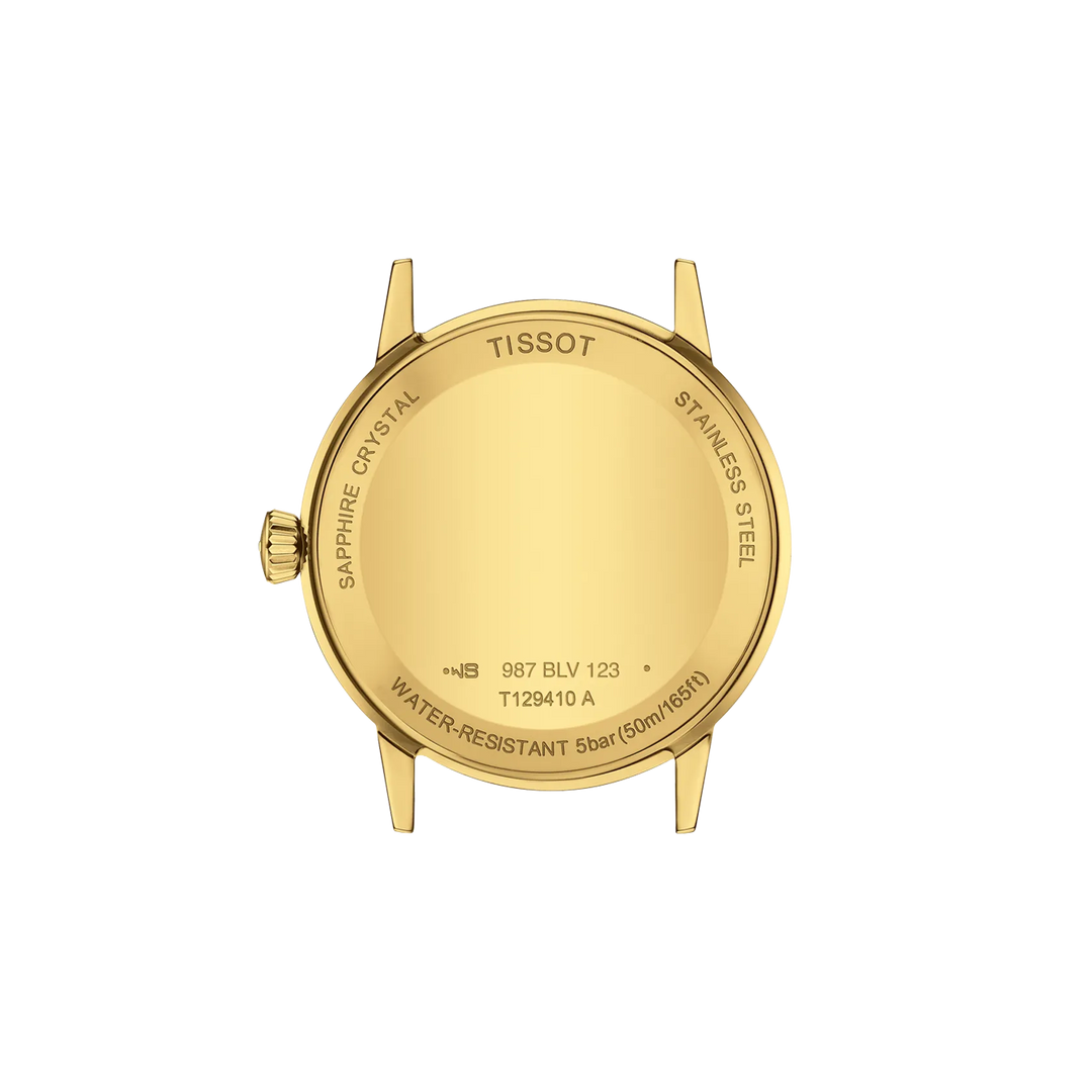 Back view of the watch case Tissot Classic Dream 42mm, reference T129.410.36.261.00