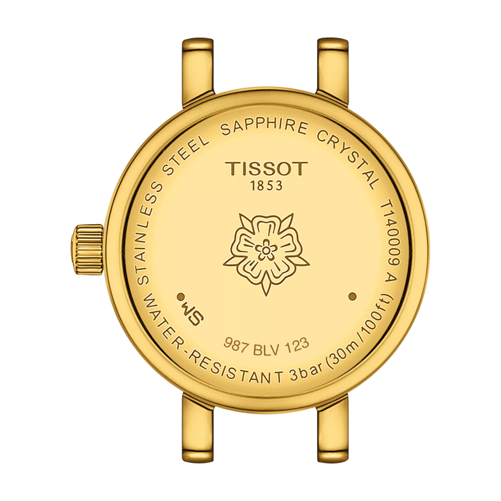 Back view of the watch case Tissot Lovely Round 19.5mm, reference T140.009.63.026.00