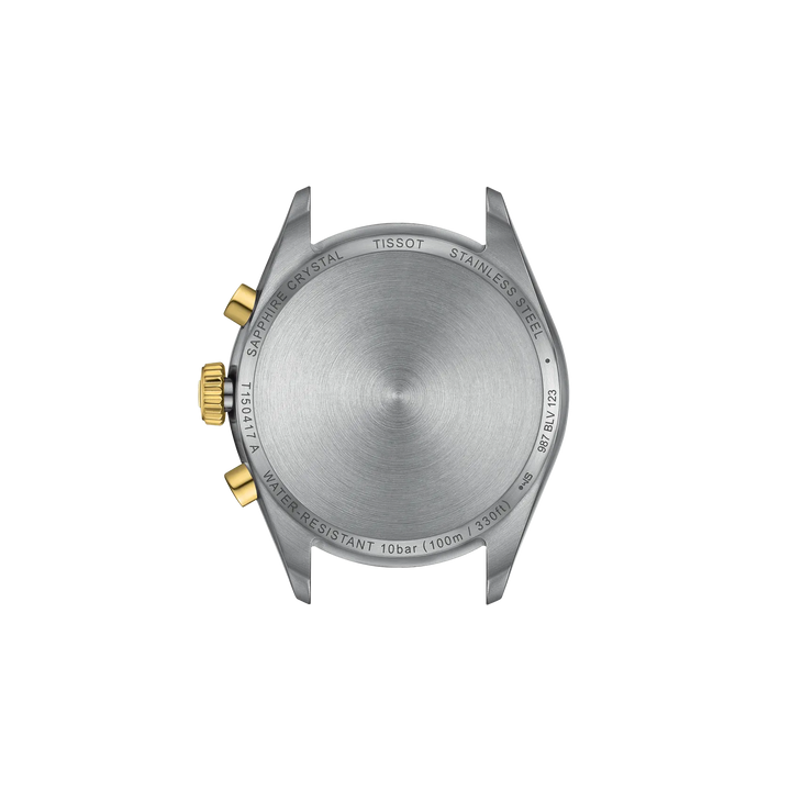 Back view of the watch case Tissot PR 100 40mm, reference T150.417.22.031.00