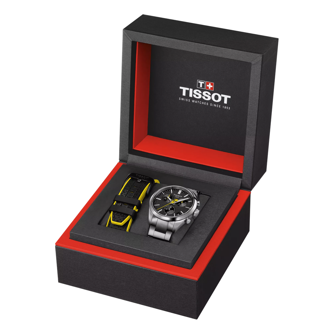 Presentation box of the watch Tissot PR 100 Tour de France 40mm, reference T150.417.11.051.00