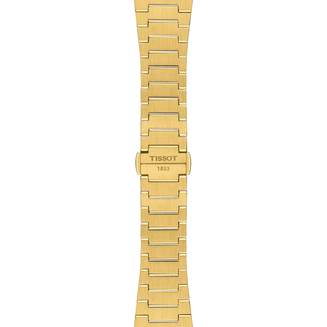 Strap zoom of the watch Tissot PRX 35mm, reference T137.210.33.021.00