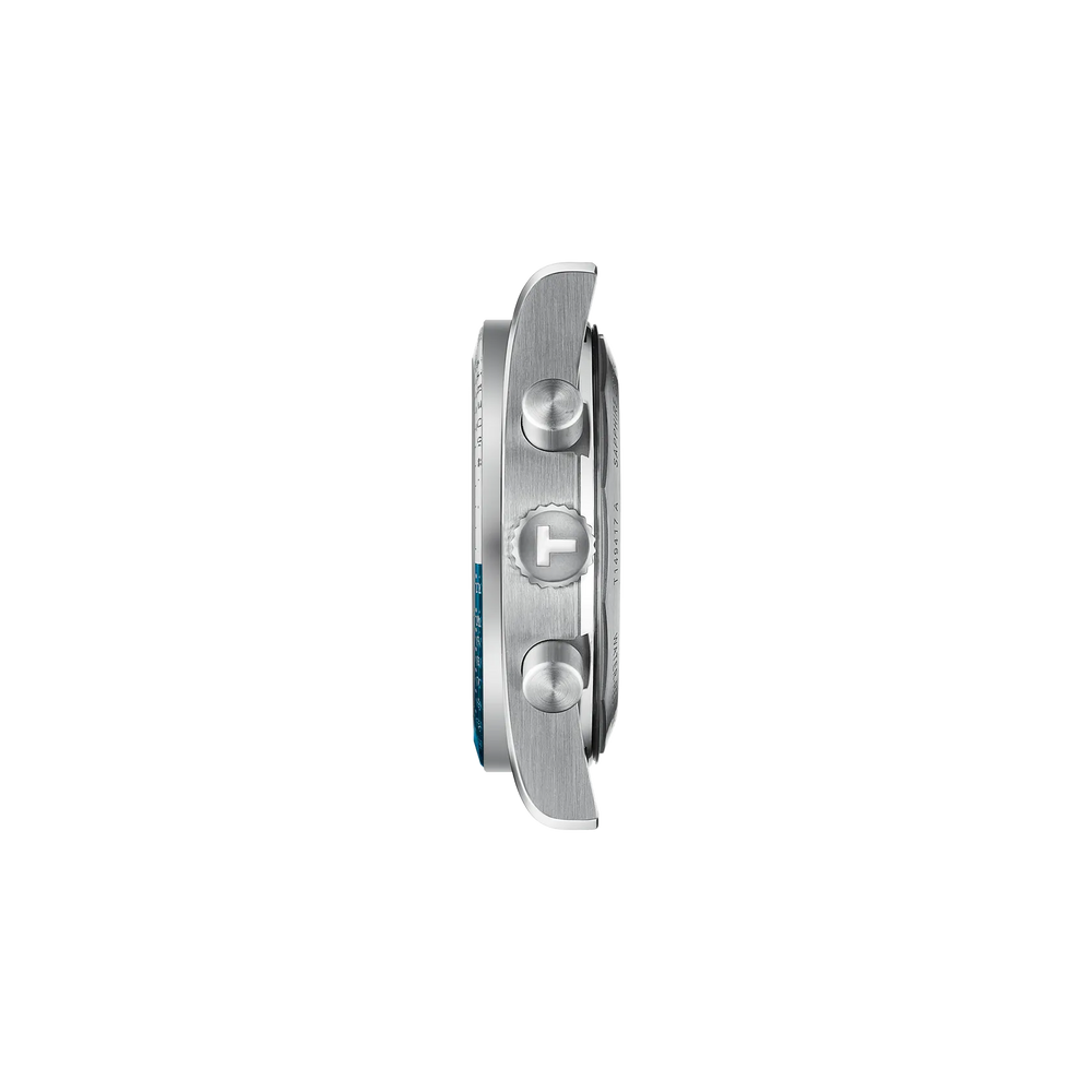 Profile view of the watch case Tissot PR516 40mm, reference T149.417.11.041.00