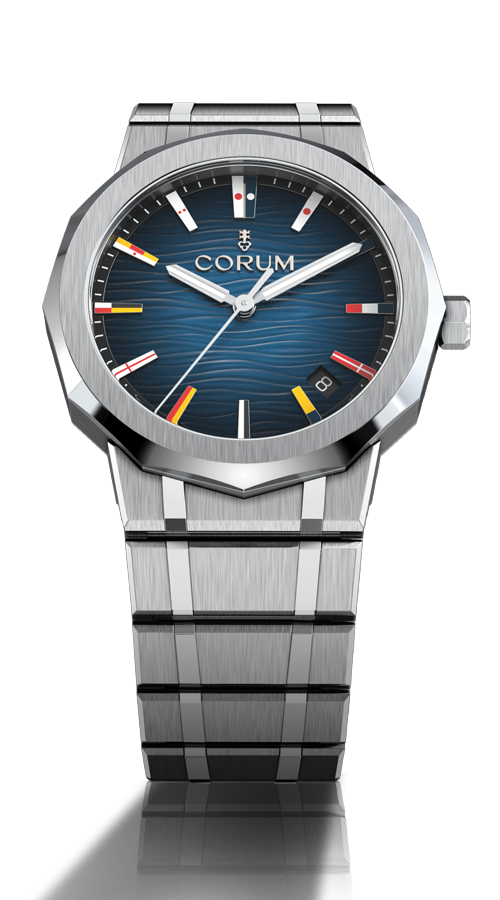 Corum Admiral 36 Automatic Blue Waves Dial Watch A36.231.AB0.0G