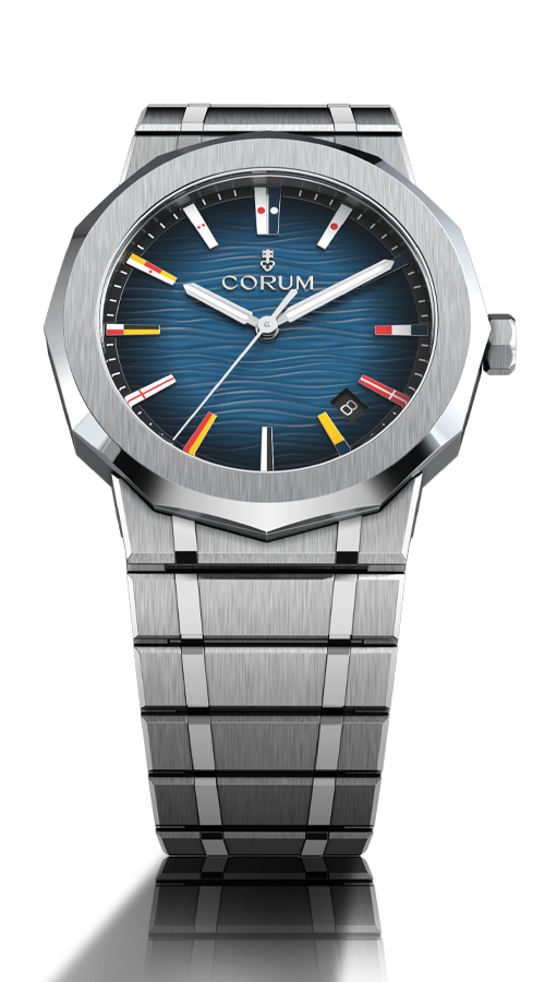 Corum Admiral 39 Automatic Blue Waves Dial Watch A39.231.AB0.0G