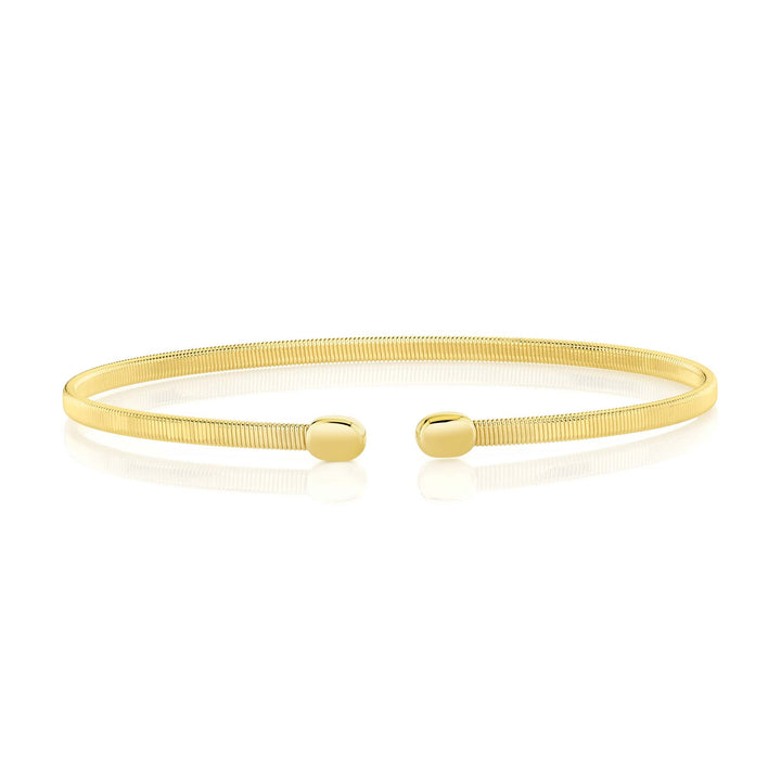 Shy Creation 14K Yellow Gold 2.5MM Bangle B22001133GOV2ZS
