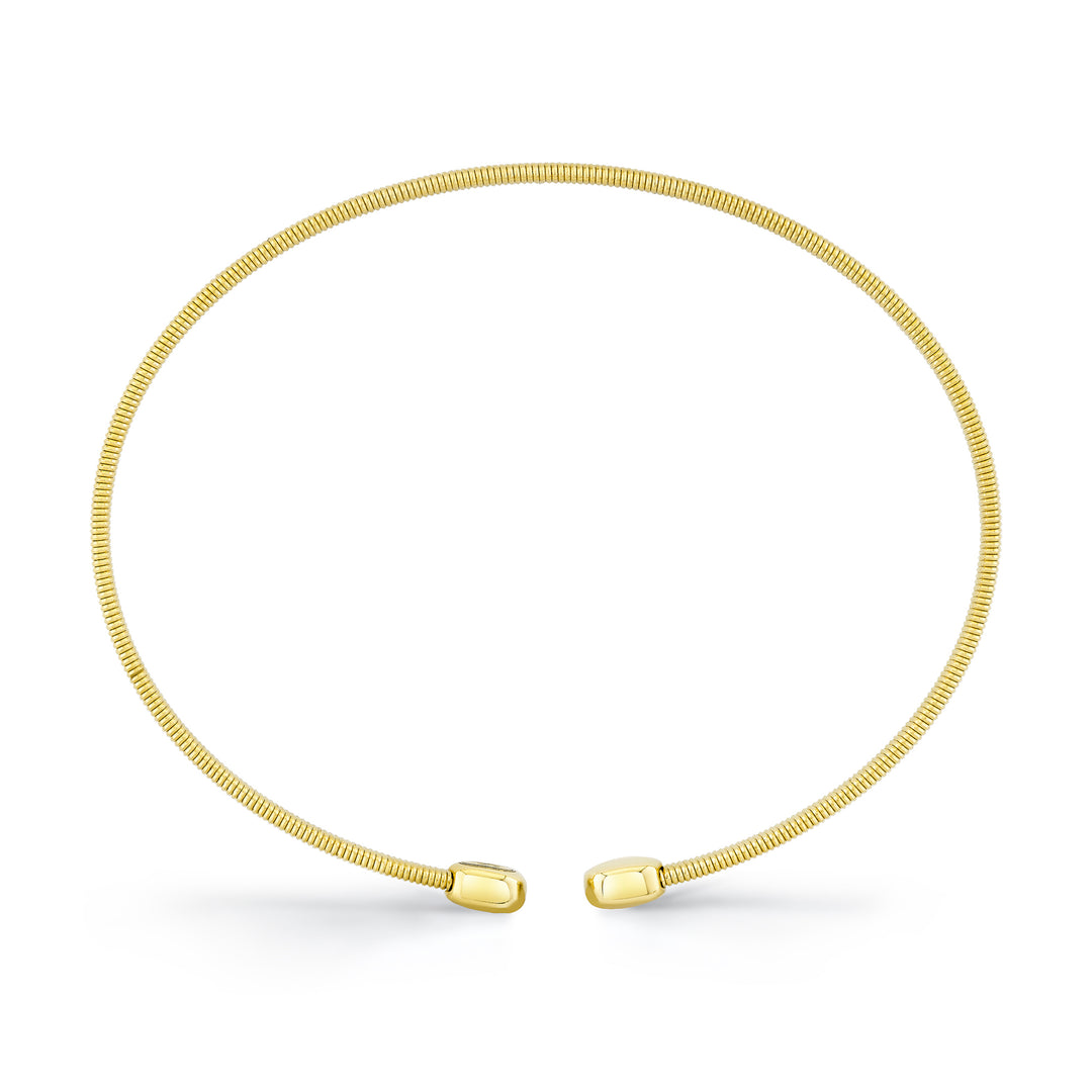 Shy Creation 14K Yellow Gold 2.5MM Bangle B22001133GOV2ZS